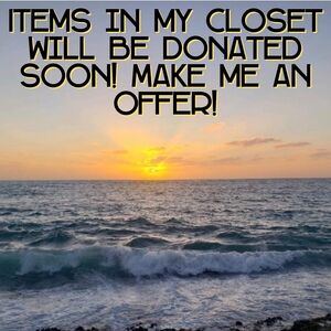 Donating Items Soon!